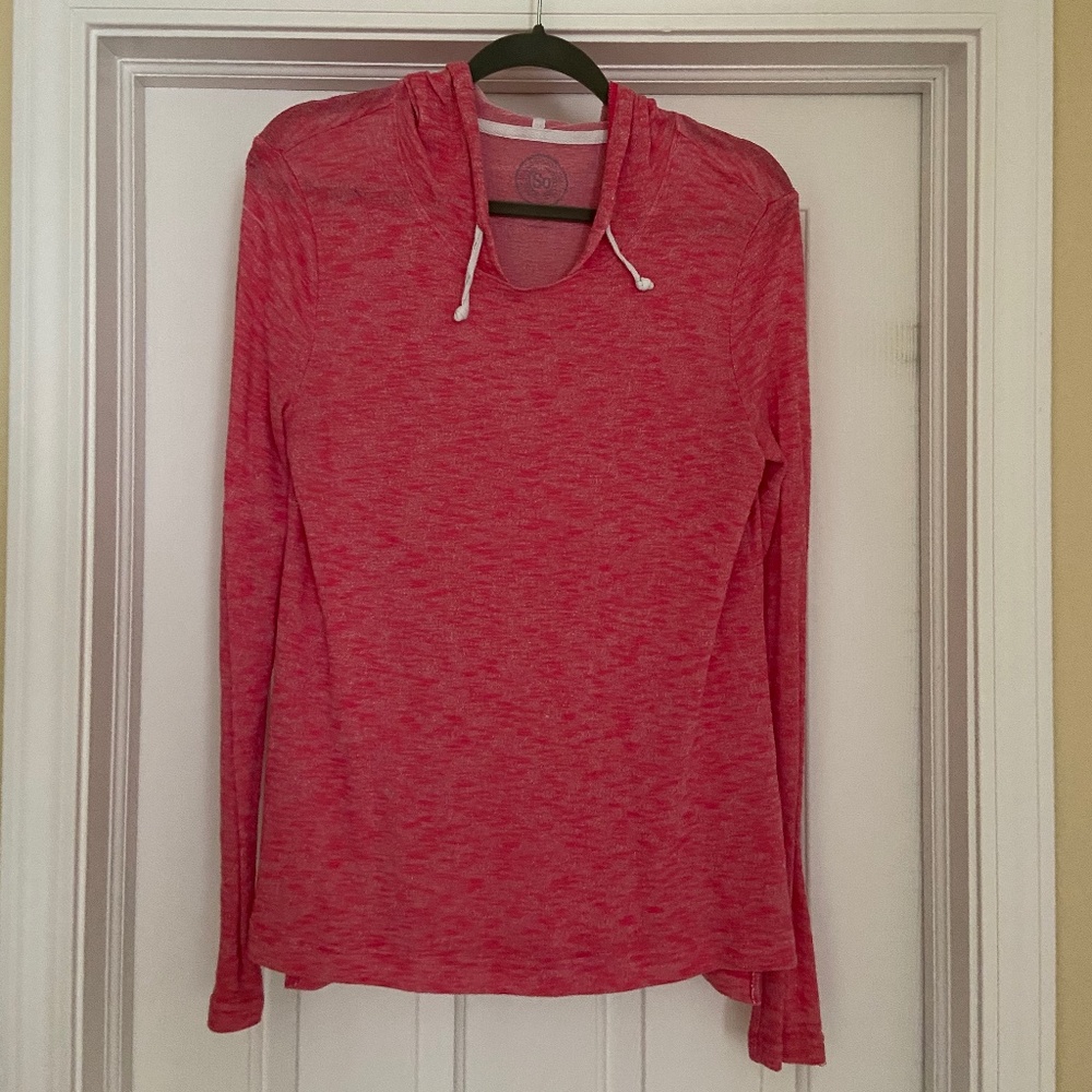 Long Sleeve Lightweight Hooded Shirt
